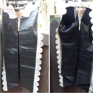 Black & Silver Chaps-ladies small